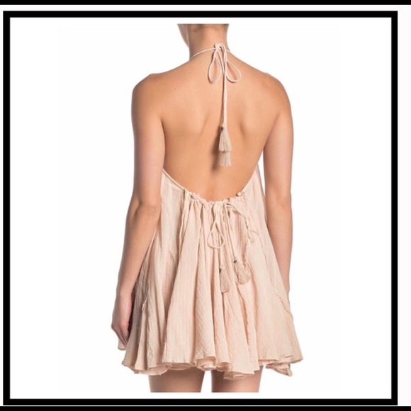 Free People Catching Rays Boho Backless mini dress - Picture 7 of 8